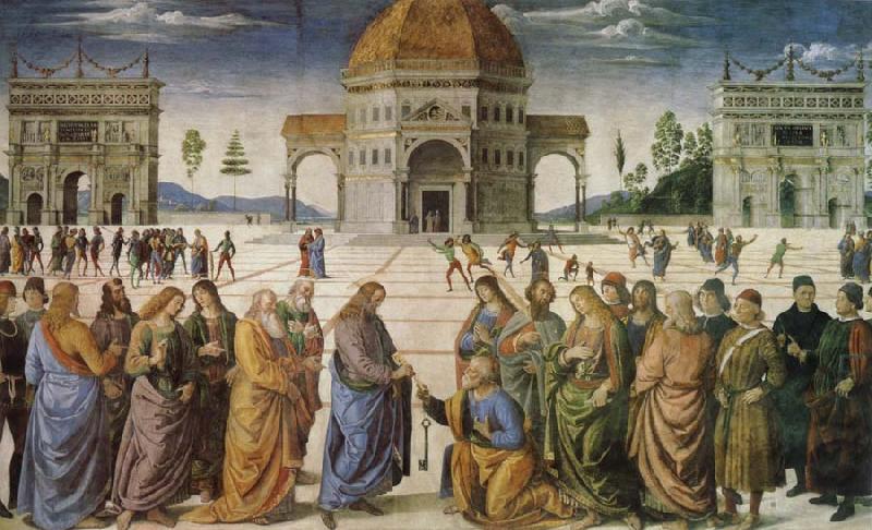 Pietro Perugino Charge to Peter